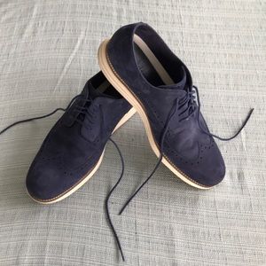 Cole Haan Grand.0S Blue Soft leather shoe